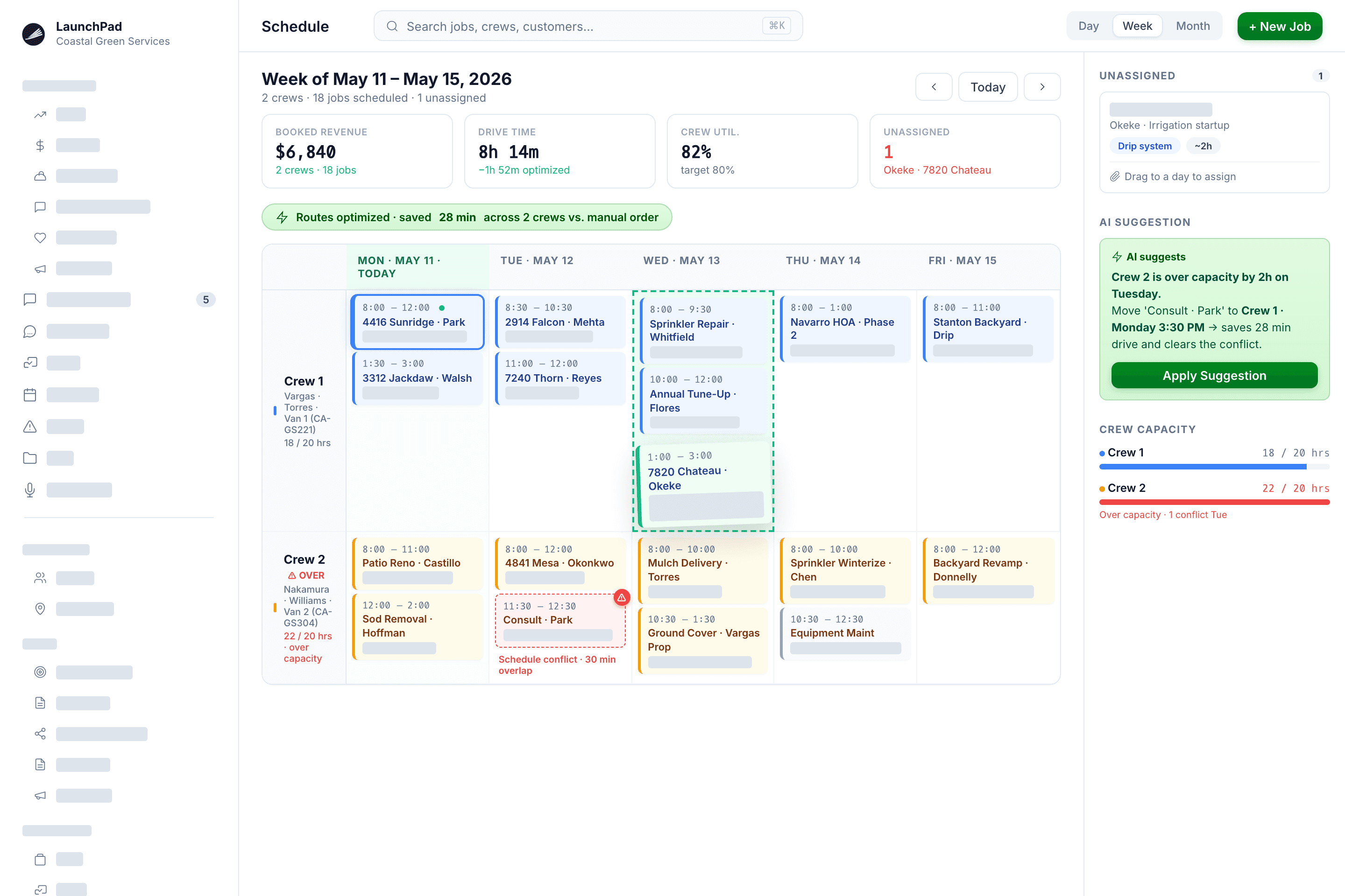 Scheduling & Operations